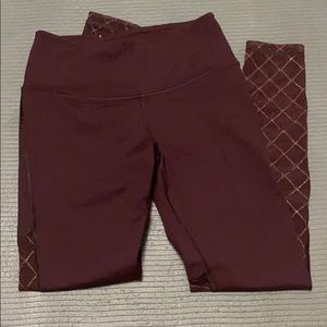 Victoria Secret Maroon Leggings